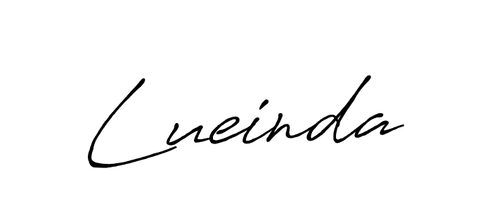 It looks lik you need a new signature style for name Lueinda. Design unique handwritten (Antro_Vectra_Bolder) signature with our free signature maker in just a few clicks. Lueinda signature style 7 images and pictures png