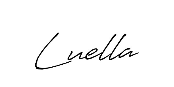 The best way (Antro_Vectra_Bolder) to make a short signature is to pick only two or three words in your name. The name Luella include a total of six letters. For converting this name. Luella signature style 7 images and pictures png