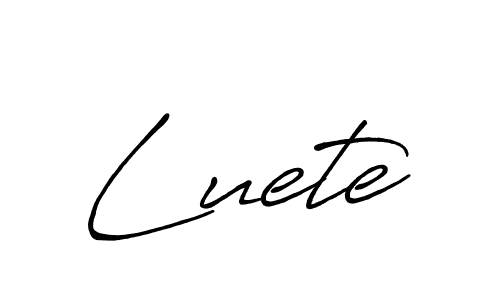 if you are searching for the best signature style for your name Luete. so please give up your signature search. here we have designed multiple signature styles  using Antro_Vectra_Bolder. Luete signature style 7 images and pictures png