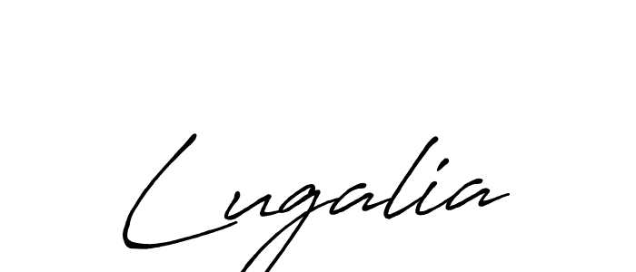 Lugalia stylish signature style. Best Handwritten Sign (Antro_Vectra_Bolder) for my name. Handwritten Signature Collection Ideas for my name Lugalia. Lugalia signature style 7 images and pictures png