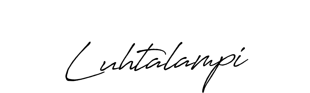 Best and Professional Signature Style for Luhtalampi. Antro_Vectra_Bolder Best Signature Style Collection. Luhtalampi signature style 7 images and pictures png