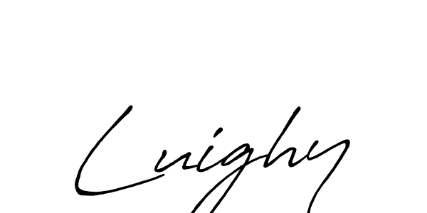Also we have Luighy name is the best signature style. Create professional handwritten signature collection using Antro_Vectra_Bolder autograph style. Luighy signature style 7 images and pictures png