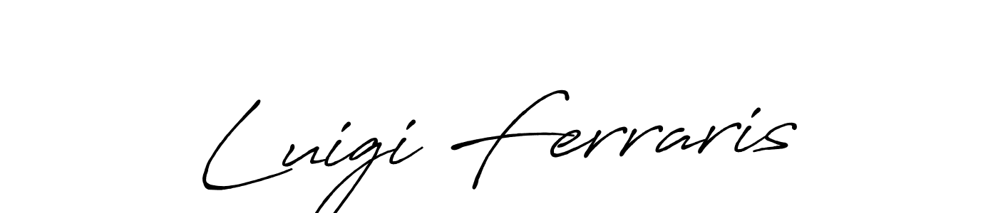 Similarly Antro_Vectra_Bolder is the best handwritten signature design. Signature creator online .You can use it as an online autograph creator for name Luigi Ferraris. Luigi Ferraris signature style 7 images and pictures png