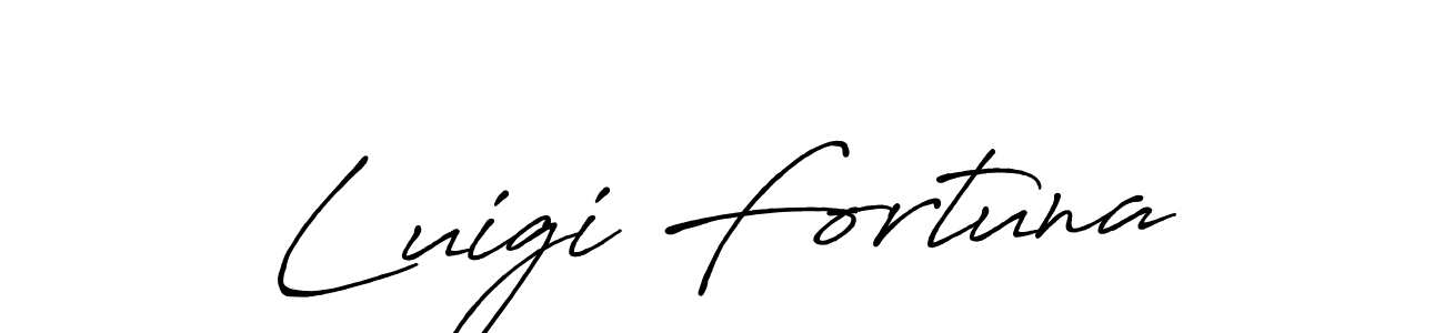 Also we have Luigi Fortuna name is the best signature style. Create professional handwritten signature collection using Antro_Vectra_Bolder autograph style. Luigi Fortuna signature style 7 images and pictures png