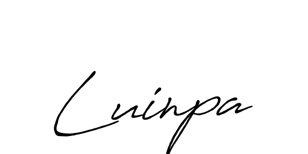 Create a beautiful signature design for name Luinpa. With this signature (Antro_Vectra_Bolder) fonts, you can make a handwritten signature for free. Luinpa signature style 7 images and pictures png