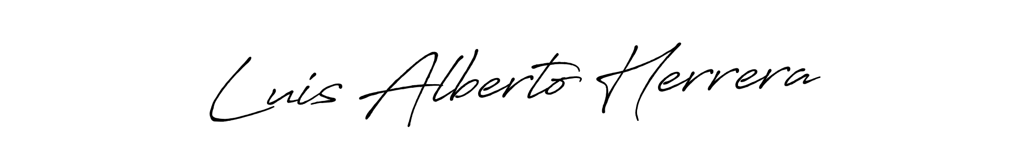 This is the best signature style for the Luis Alberto Herrera name. Also you like these signature font (Antro_Vectra_Bolder). Mix name signature. Luis Alberto Herrera signature style 7 images and pictures png