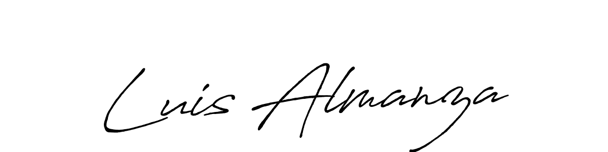 Best and Professional Signature Style for Luis Almanza. Antro_Vectra_Bolder Best Signature Style Collection. Luis Almanza signature style 7 images and pictures png