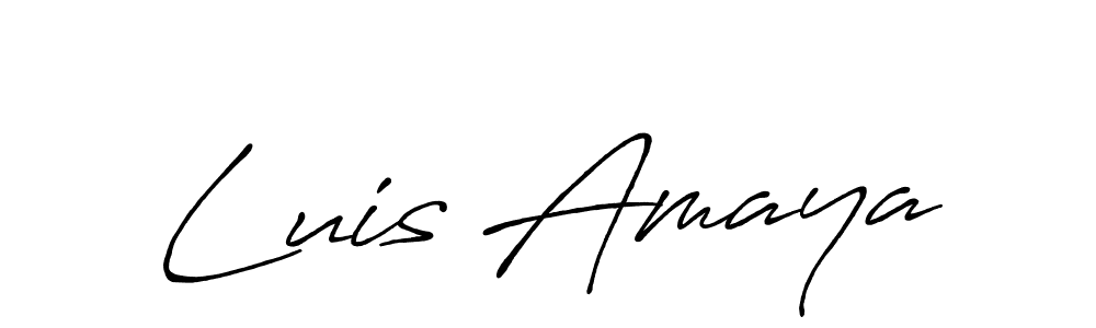 How to make Luis Amaya signature? Antro_Vectra_Bolder is a professional autograph style. Create handwritten signature for Luis Amaya name. Luis Amaya signature style 7 images and pictures png