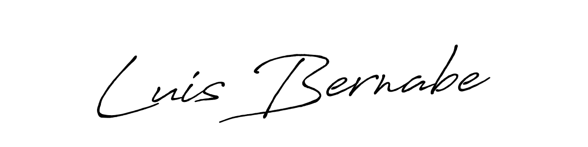 Make a short Luis Bernabe signature style. Manage your documents anywhere anytime using Antro_Vectra_Bolder. Create and add eSignatures, submit forms, share and send files easily. Luis Bernabe signature style 7 images and pictures png