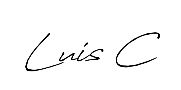 See photos of Luis C official signature by Spectra . Check more albums & portfolios. Read reviews & check more about Antro_Vectra_Bolder font. Luis C signature style 7 images and pictures png