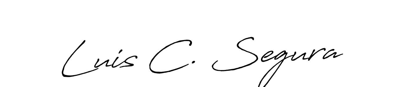 Make a beautiful signature design for name Luis C. Segura. Use this online signature maker to create a handwritten signature for free. Luis C. Segura signature style 7 images and pictures png