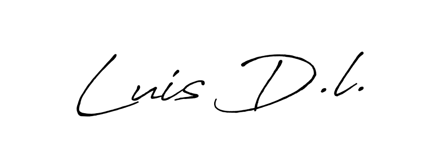 Here are the top 10 professional signature styles for the name Luis D.l.. These are the best autograph styles you can use for your name. Luis D.l. signature style 7 images and pictures png