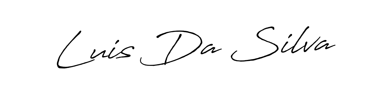 Make a short Luis Da Silva signature style. Manage your documents anywhere anytime using Antro_Vectra_Bolder. Create and add eSignatures, submit forms, share and send files easily. Luis Da Silva signature style 7 images and pictures png