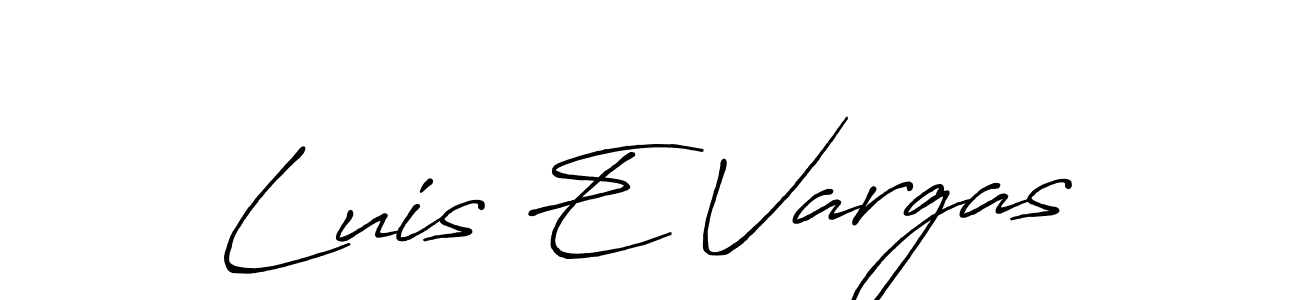 Once you've used our free online signature maker to create your best signature Antro_Vectra_Bolder style, it's time to enjoy all of the benefits that Luis E Vargas name signing documents. Luis E Vargas signature style 7 images and pictures png