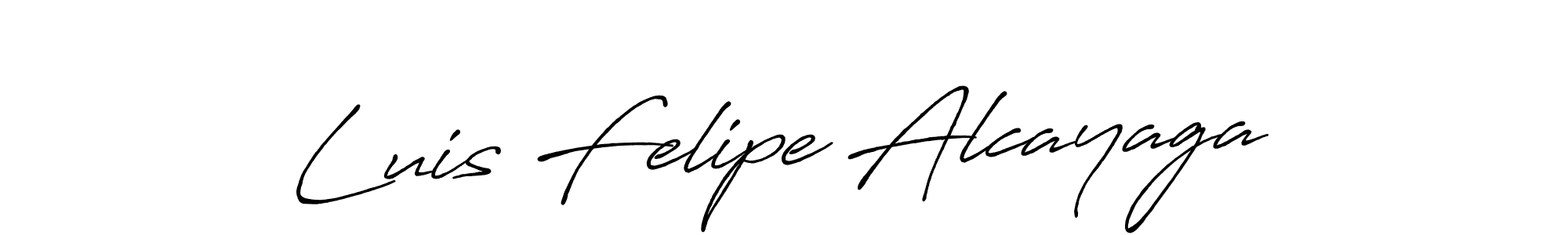 Also we have Luis Felipe Alcayaga name is the best signature style. Create professional handwritten signature collection using Antro_Vectra_Bolder autograph style. Luis Felipe Alcayaga signature style 7 images and pictures png