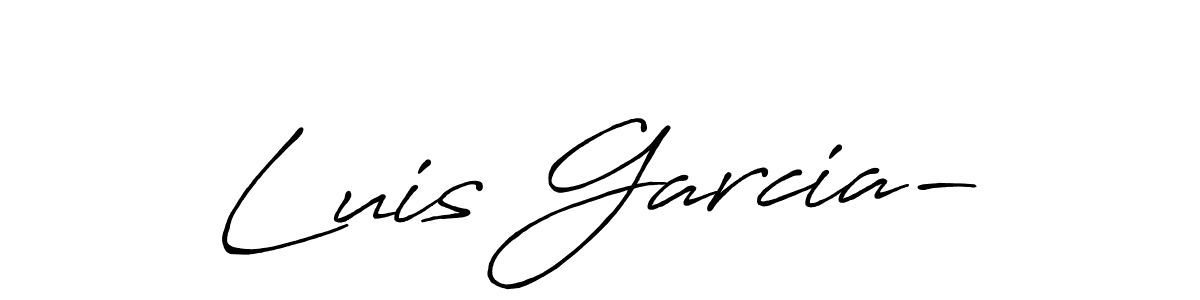 Antro_Vectra_Bolder is a professional signature style that is perfect for those who want to add a touch of class to their signature. It is also a great choice for those who want to make their signature more unique. Get Luis Garcia- name to fancy signature for free. Luis Garcia- signature style 7 images and pictures png