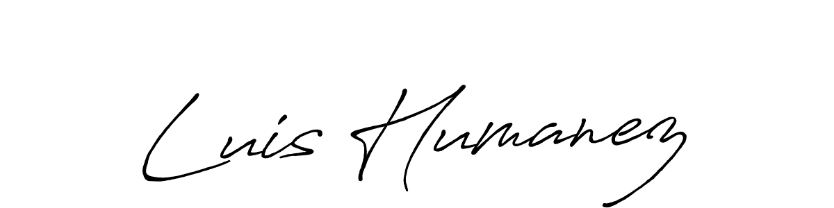 You should practise on your own different ways (Antro_Vectra_Bolder) to write your name (Luis Humanez) in signature. don't let someone else do it for you. Luis Humanez signature style 7 images and pictures png