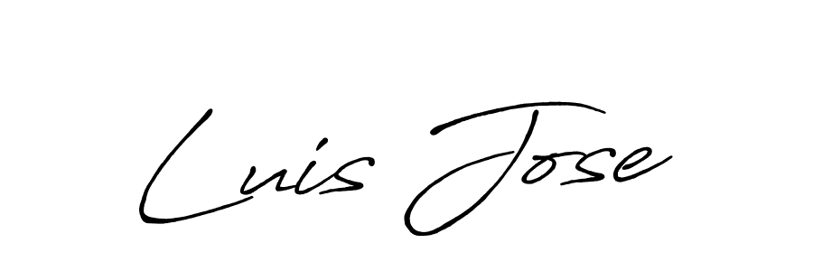 Also we have Luis Jose name is the best signature style. Create professional handwritten signature collection using Antro_Vectra_Bolder autograph style. Luis Jose signature style 7 images and pictures png