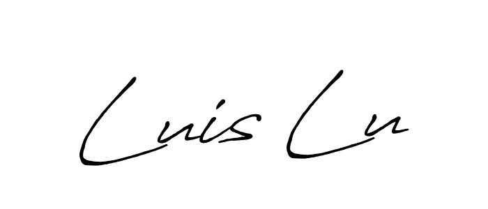 Make a short Luis Lu signature style. Manage your documents anywhere anytime using Antro_Vectra_Bolder. Create and add eSignatures, submit forms, share and send files easily. Luis Lu signature style 7 images and pictures png