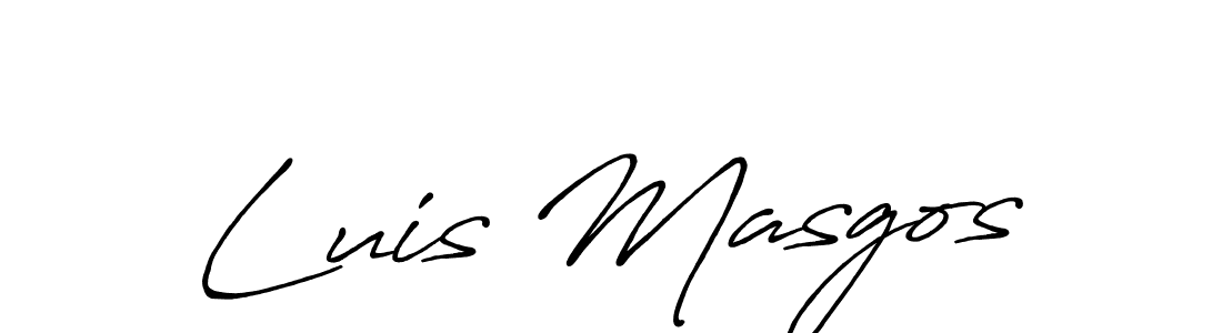 Best and Professional Signature Style for Luis Masgos. Antro_Vectra_Bolder Best Signature Style Collection. Luis Masgos signature style 7 images and pictures png