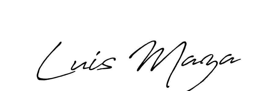 Make a beautiful signature design for name Luis Maza. Use this online signature maker to create a handwritten signature for free. Luis Maza signature style 7 images and pictures png