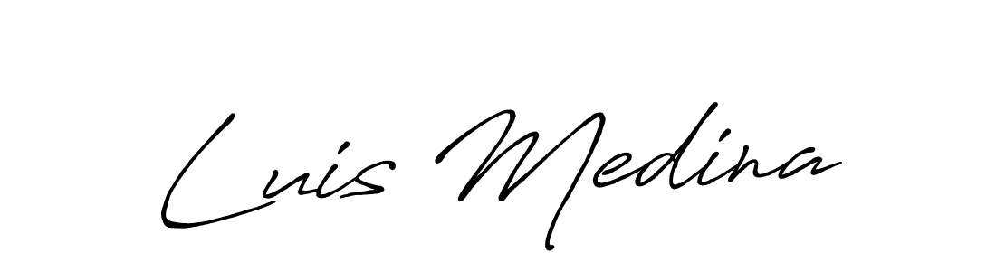 if you are searching for the best signature style for your name Luis Medina. so please give up your signature search. here we have designed multiple signature styles  using Antro_Vectra_Bolder. Luis Medina signature style 7 images and pictures png