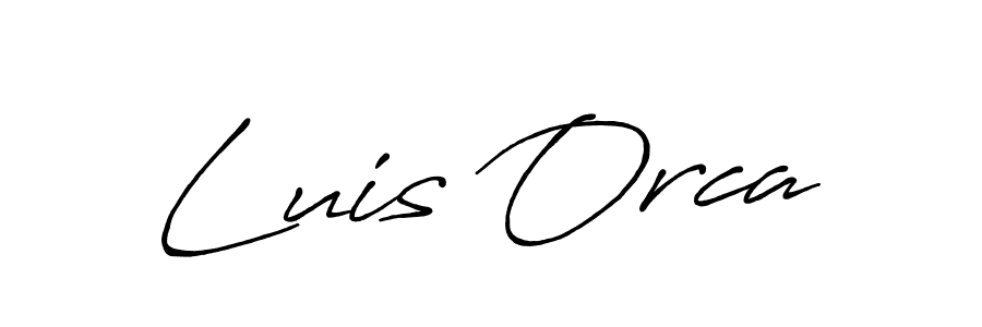 You should practise on your own different ways (Antro_Vectra_Bolder) to write your name (Luis Orca) in signature. don't let someone else do it for you. Luis Orca signature style 7 images and pictures png