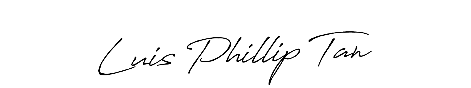 Similarly Antro_Vectra_Bolder is the best handwritten signature design. Signature creator online .You can use it as an online autograph creator for name Luis Phillip Tan. Luis Phillip Tan signature style 7 images and pictures png