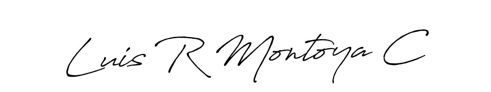 Here are the top 10 professional signature styles for the name Luis R Montoya C. These are the best autograph styles you can use for your name. Luis R Montoya C signature style 7 images and pictures png