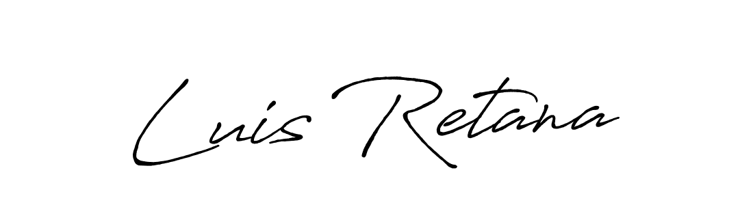 Make a short Luis Retana signature style. Manage your documents anywhere anytime using Antro_Vectra_Bolder. Create and add eSignatures, submit forms, share and send files easily. Luis Retana signature style 7 images and pictures png