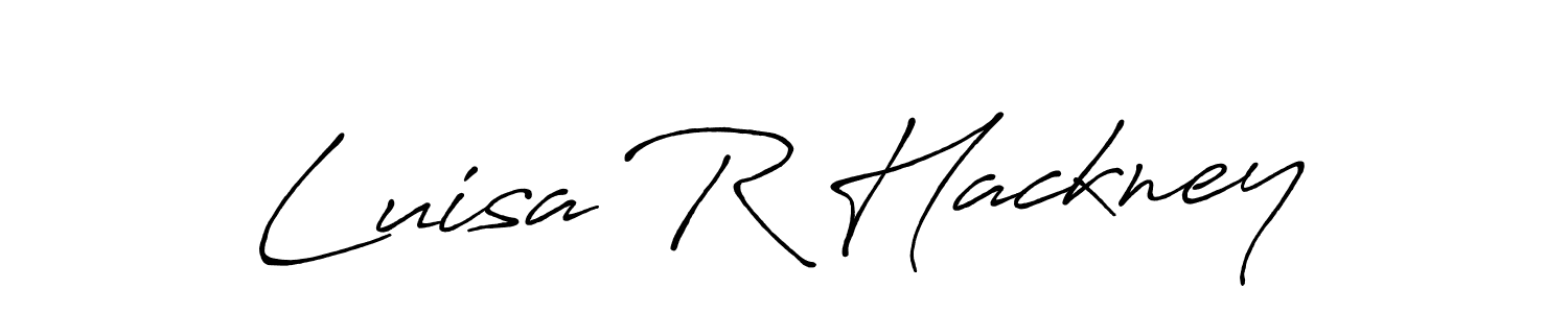 Luisa R Hackney stylish signature style. Best Handwritten Sign (Antro_Vectra_Bolder) for my name. Handwritten Signature Collection Ideas for my name Luisa R Hackney. Luisa R Hackney signature style 7 images and pictures png