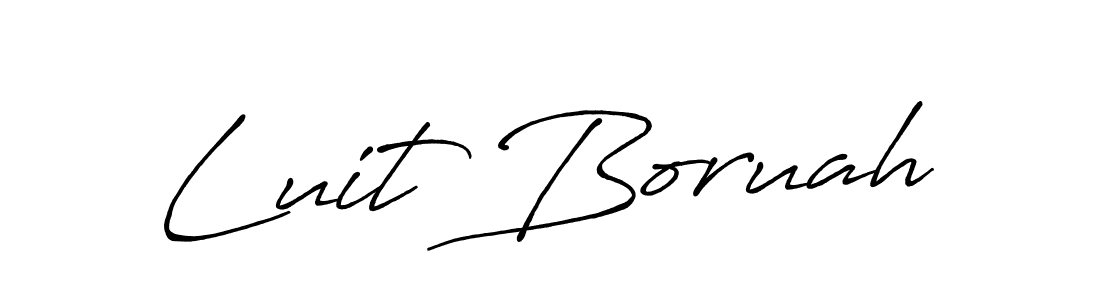 How to make Luit Boruah signature? Antro_Vectra_Bolder is a professional autograph style. Create handwritten signature for Luit Boruah name. Luit Boruah signature style 7 images and pictures png