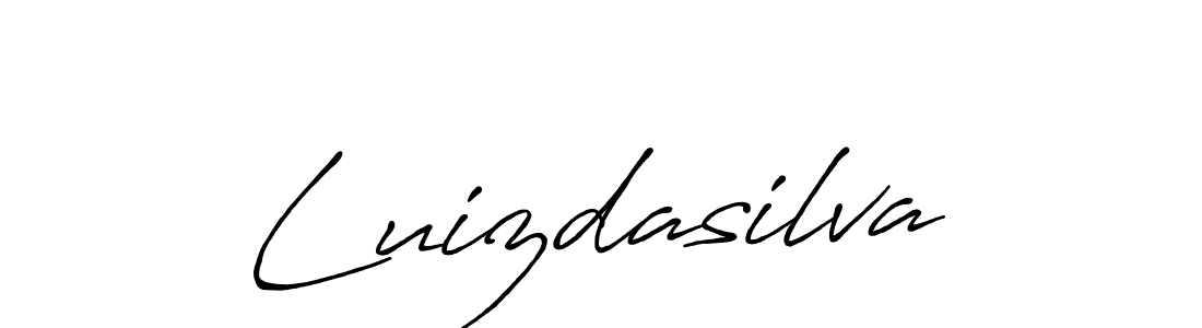 Create a beautiful signature design for name Luizdasilva. With this signature (Antro_Vectra_Bolder) fonts, you can make a handwritten signature for free. Luizdasilva signature style 7 images and pictures png