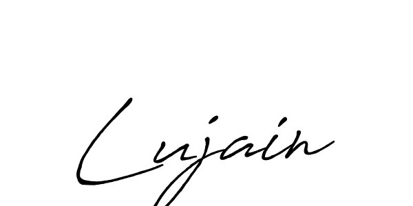 Also You can easily find your signature by using the search form. We will create Lujain name handwritten signature images for you free of cost using Antro_Vectra_Bolder sign style. Lujain signature style 7 images and pictures png