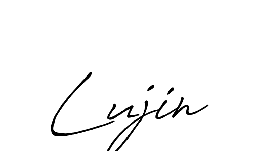 Best and Professional Signature Style for Lujin. Antro_Vectra_Bolder Best Signature Style Collection. Lujin signature style 7 images and pictures png