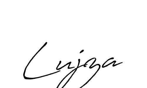 See photos of Lujza official signature by Spectra . Check more albums & portfolios. Read reviews & check more about Antro_Vectra_Bolder font. Lujza signature style 7 images and pictures png