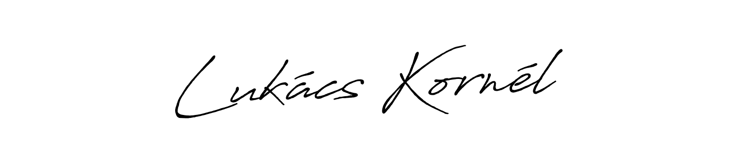 It looks lik you need a new signature style for name Lukács Kornél. Design unique handwritten (Antro_Vectra_Bolder) signature with our free signature maker in just a few clicks. Lukács Kornél signature style 7 images and pictures png