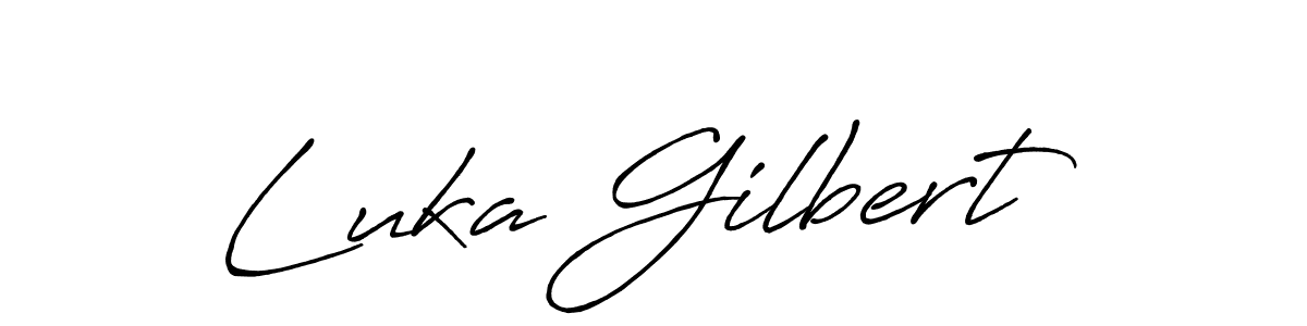 You should practise on your own different ways (Antro_Vectra_Bolder) to write your name (Luka Gilbert) in signature. don't let someone else do it for you. Luka Gilbert signature style 7 images and pictures png