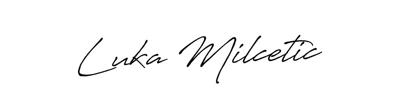 How to Draw Luka Milcetic signature style? Antro_Vectra_Bolder is a latest design signature styles for name Luka Milcetic. Luka Milcetic signature style 7 images and pictures png