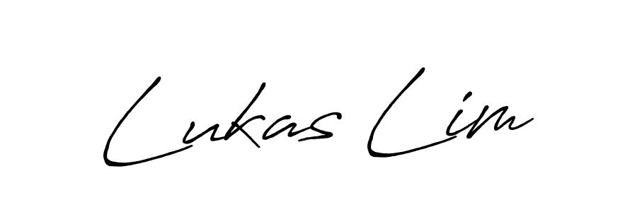 Design your own signature with our free online signature maker. With this signature software, you can create a handwritten (Antro_Vectra_Bolder) signature for name Lukas Lim. Lukas Lim signature style 7 images and pictures png