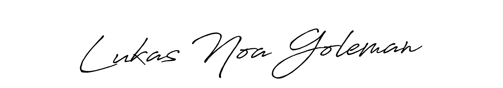 It looks lik you need a new signature style for name Lukas Noa Goleman. Design unique handwritten (Antro_Vectra_Bolder) signature with our free signature maker in just a few clicks. Lukas Noa Goleman signature style 7 images and pictures png