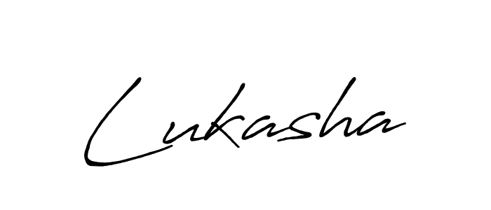 Design your own signature with our free online signature maker. With this signature software, you can create a handwritten (Antro_Vectra_Bolder) signature for name Lukasha. Lukasha signature style 7 images and pictures png