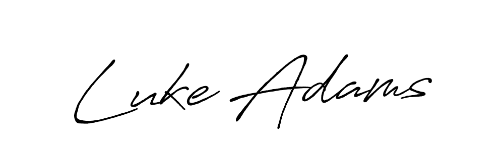 Also You can easily find your signature by using the search form. We will create Luke Adams name handwritten signature images for you free of cost using Antro_Vectra_Bolder sign style. Luke Adams signature style 7 images and pictures png