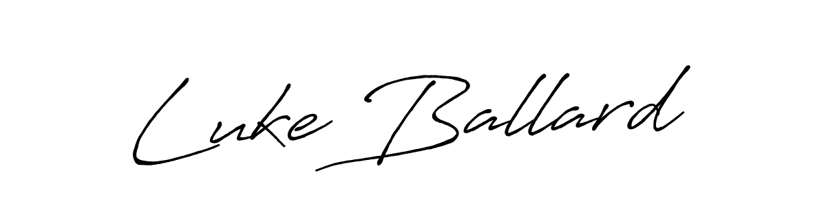 Make a beautiful signature design for name Luke Ballard. With this signature (Antro_Vectra_Bolder) style, you can create a handwritten signature for free. Luke Ballard signature style 7 images and pictures png