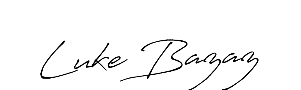 The best way (Antro_Vectra_Bolder) to make a short signature is to pick only two or three words in your name. The name Luke Bazaz include a total of six letters. For converting this name. Luke Bazaz signature style 7 images and pictures png