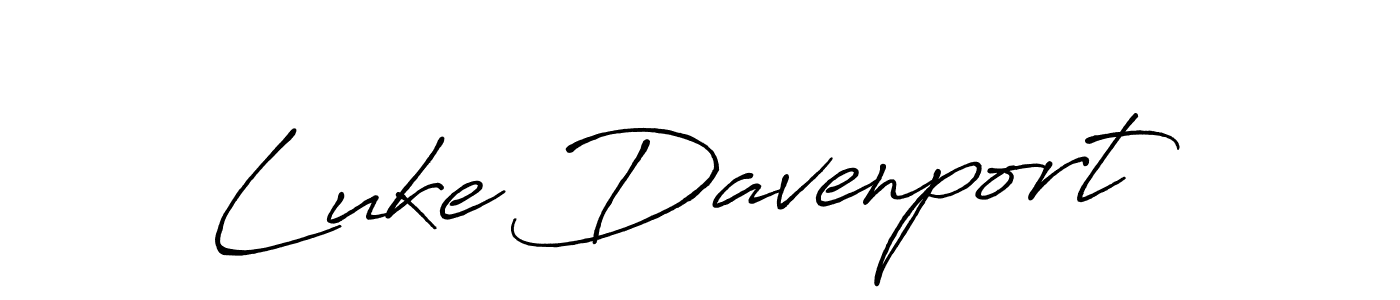 The best way (Antro_Vectra_Bolder) to make a short signature is to pick only two or three words in your name. The name Luke Davenport include a total of six letters. For converting this name. Luke Davenport signature style 7 images and pictures png