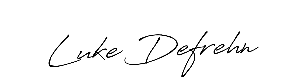 Antro_Vectra_Bolder is a professional signature style that is perfect for those who want to add a touch of class to their signature. It is also a great choice for those who want to make their signature more unique. Get Luke Defrehn name to fancy signature for free. Luke Defrehn signature style 7 images and pictures png