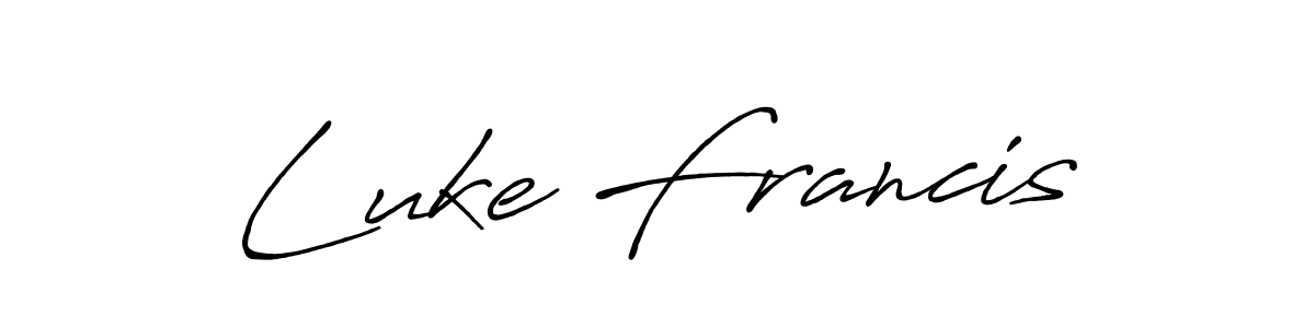 Antro_Vectra_Bolder is a professional signature style that is perfect for those who want to add a touch of class to their signature. It is also a great choice for those who want to make their signature more unique. Get Luke Francis name to fancy signature for free. Luke Francis signature style 7 images and pictures png