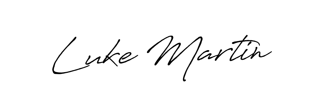 Luke Martin stylish signature style. Best Handwritten Sign (Antro_Vectra_Bolder) for my name. Handwritten Signature Collection Ideas for my name Luke Martin. Luke Martin signature style 7 images and pictures png