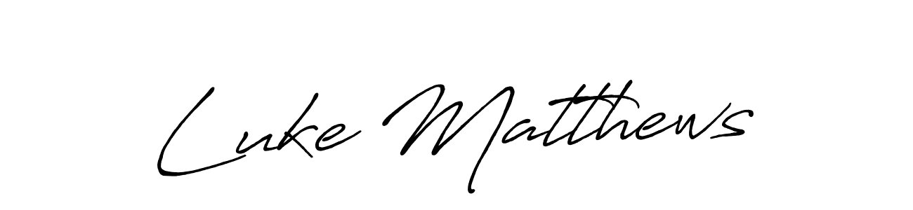 It looks lik you need a new signature style for name Luke Matthews. Design unique handwritten (Antro_Vectra_Bolder) signature with our free signature maker in just a few clicks. Luke Matthews signature style 7 images and pictures png